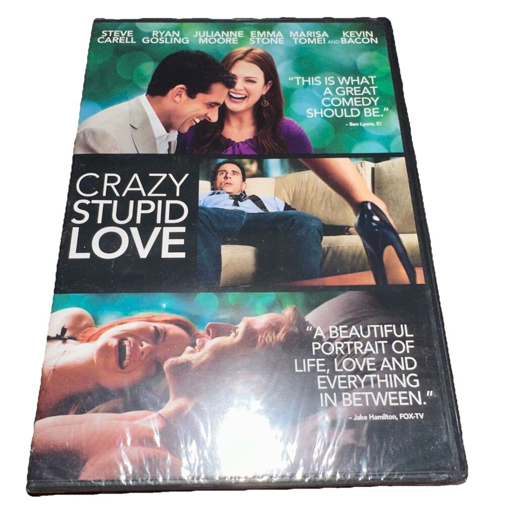 Crazy, Stupid, Love. (DVD, 2011, NEW SEALED Emma Stone Ryan Gosling Steve Carell